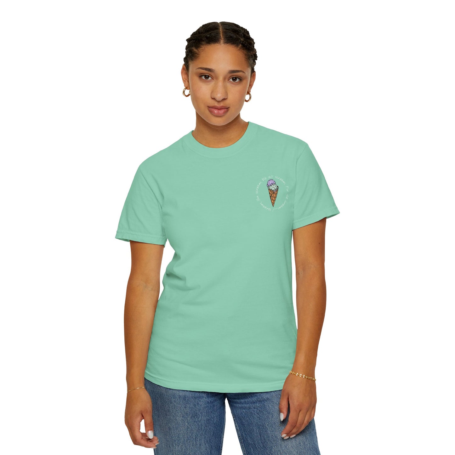 Ice Cream Lover Unisex Tee, Graphic T-shirt, Dessert Tshirt Gift, Summer Shirt, Foodie Top