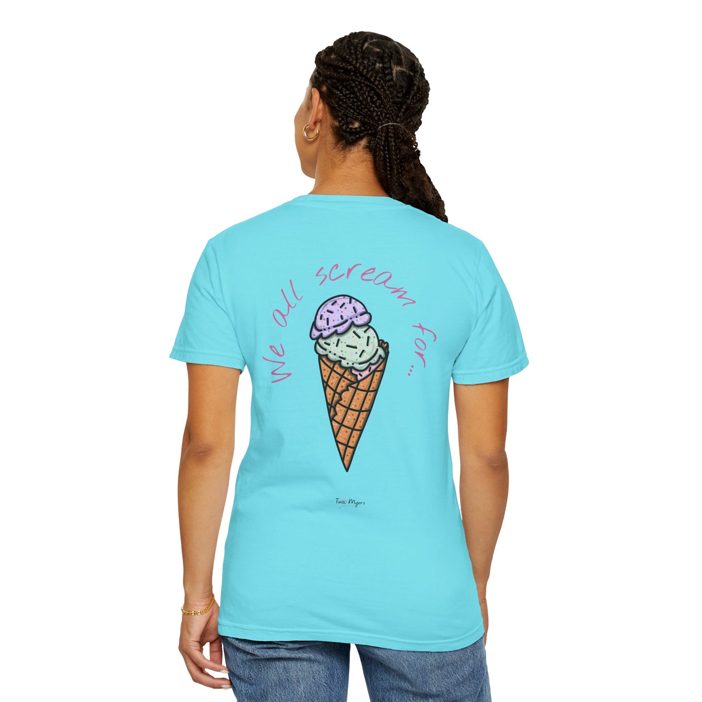 Ice Cream Lover Unisex Tee, Graphic T-shirt, Dessert Tshirt Gift, Summer Shirt, Foodie Top