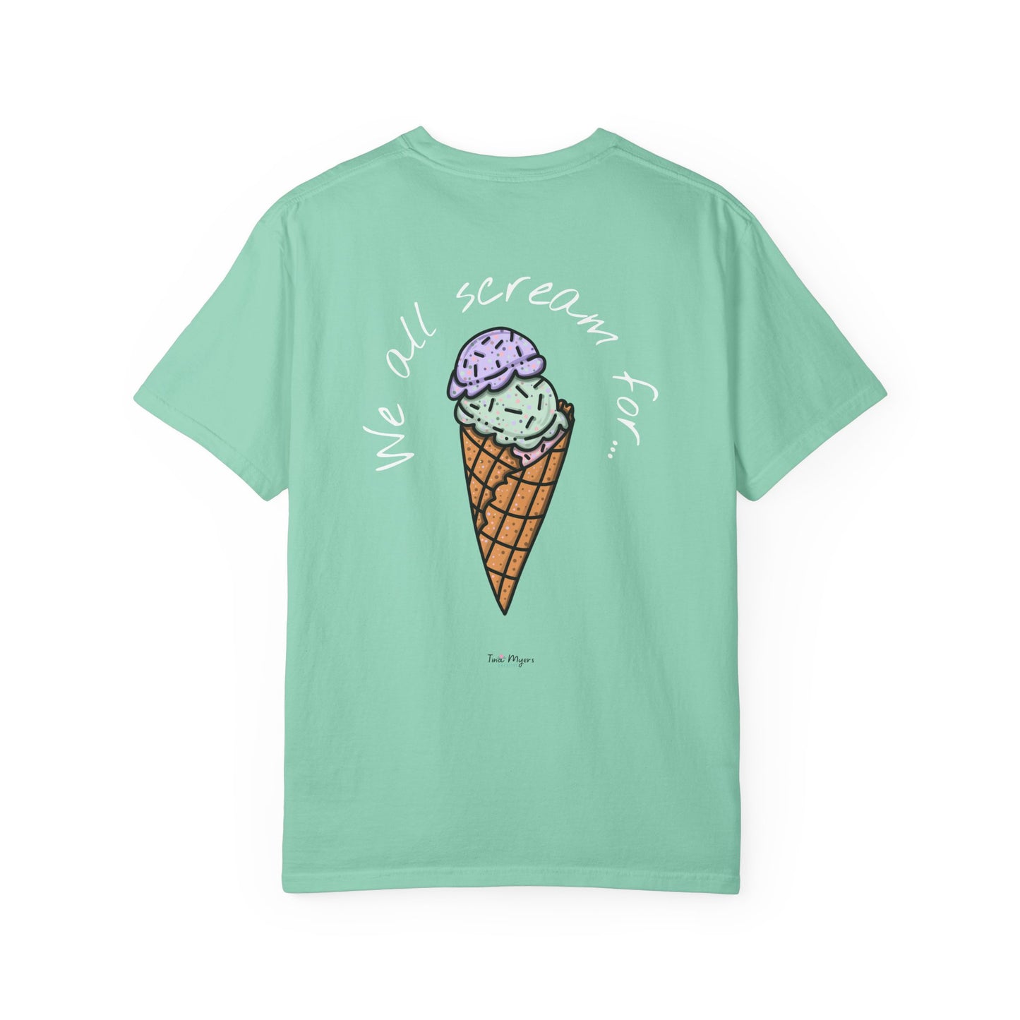 Ice Cream Lover Unisex Tee, Graphic T-shirt, Dessert Tshirt Gift, Summer Shirt, Foodie Top