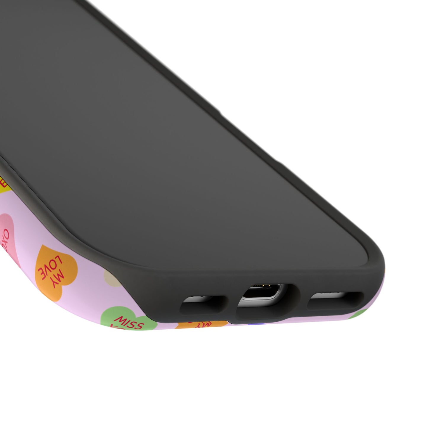 Sweet Candy Hearts, MagSafe Magnetic Tough Cases, iPhone 16 pro max case, Phone Accessories, Valentine's Day, Protective Phone Covers