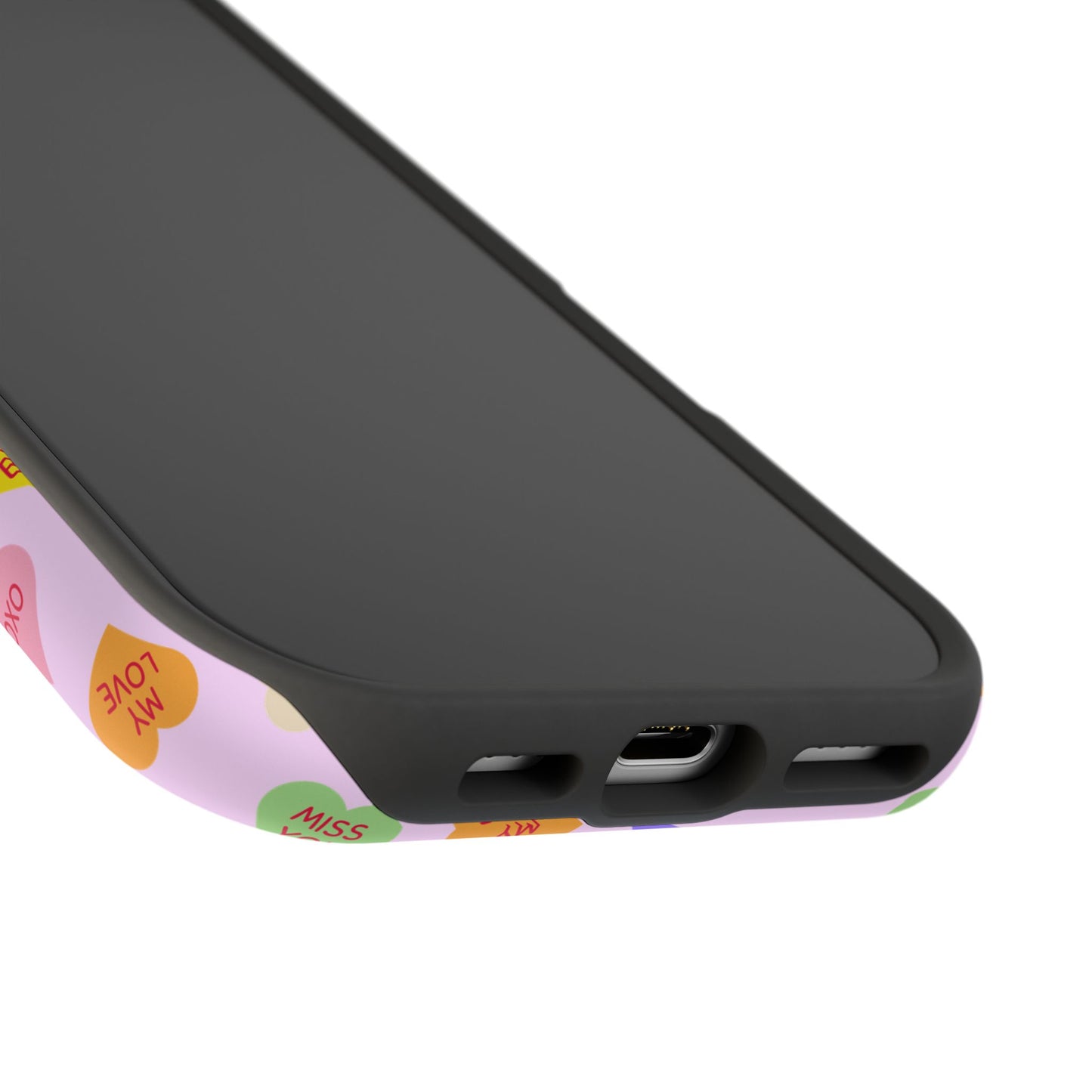 Sweet Candy Hearts, MagSafe Magnetic Tough Cases, iPhone 16 pro max case, Phone Accessories, Valentine's Day, Protective Phone Covers