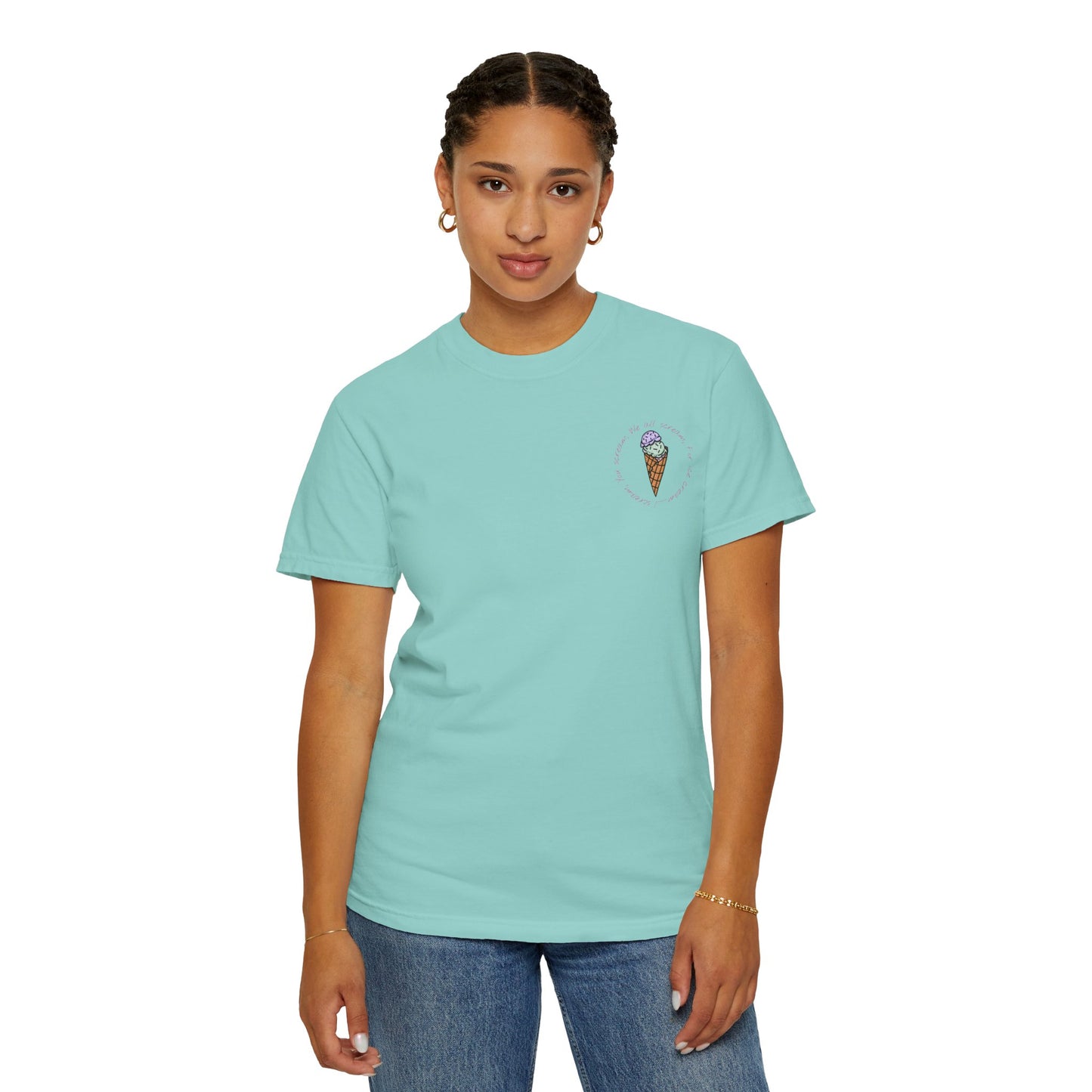 Ice Cream Lover Unisex Tee, Graphic T-shirt, Dessert Tshirt Gift, Summer Shirt, Foodie Top