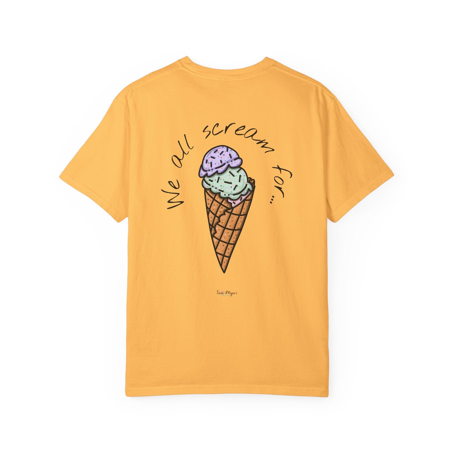 Ice Cream Lover Unisex Tee, Graphic T-shirt, Dessert Tshirt Gift, Summer Shirt, Foodie Top