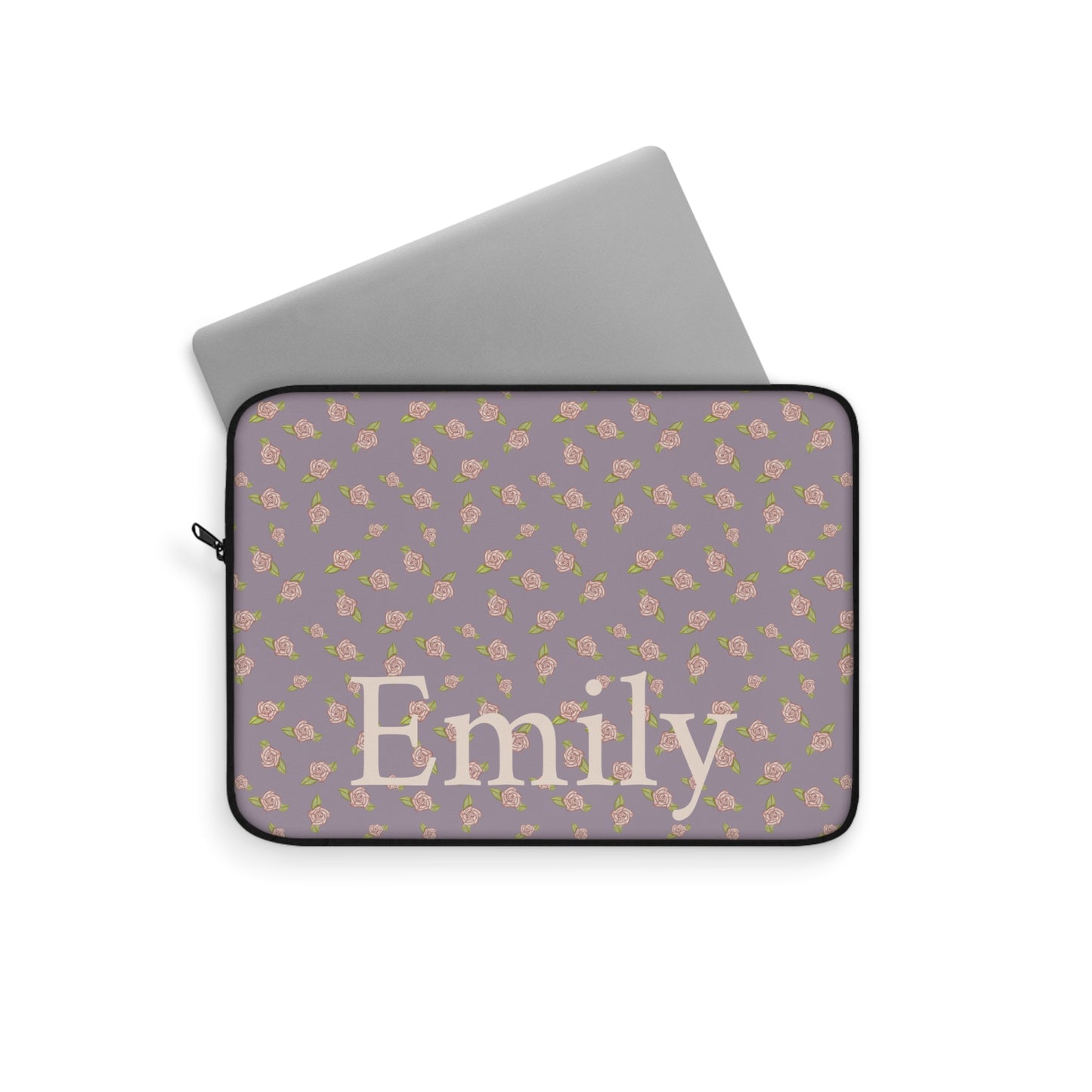 Candy Purple Coquette Pink Rosettes Laptop Sleeve, Protective Computer Cover, Tech Accessories, Tablet Bag, Padded Case