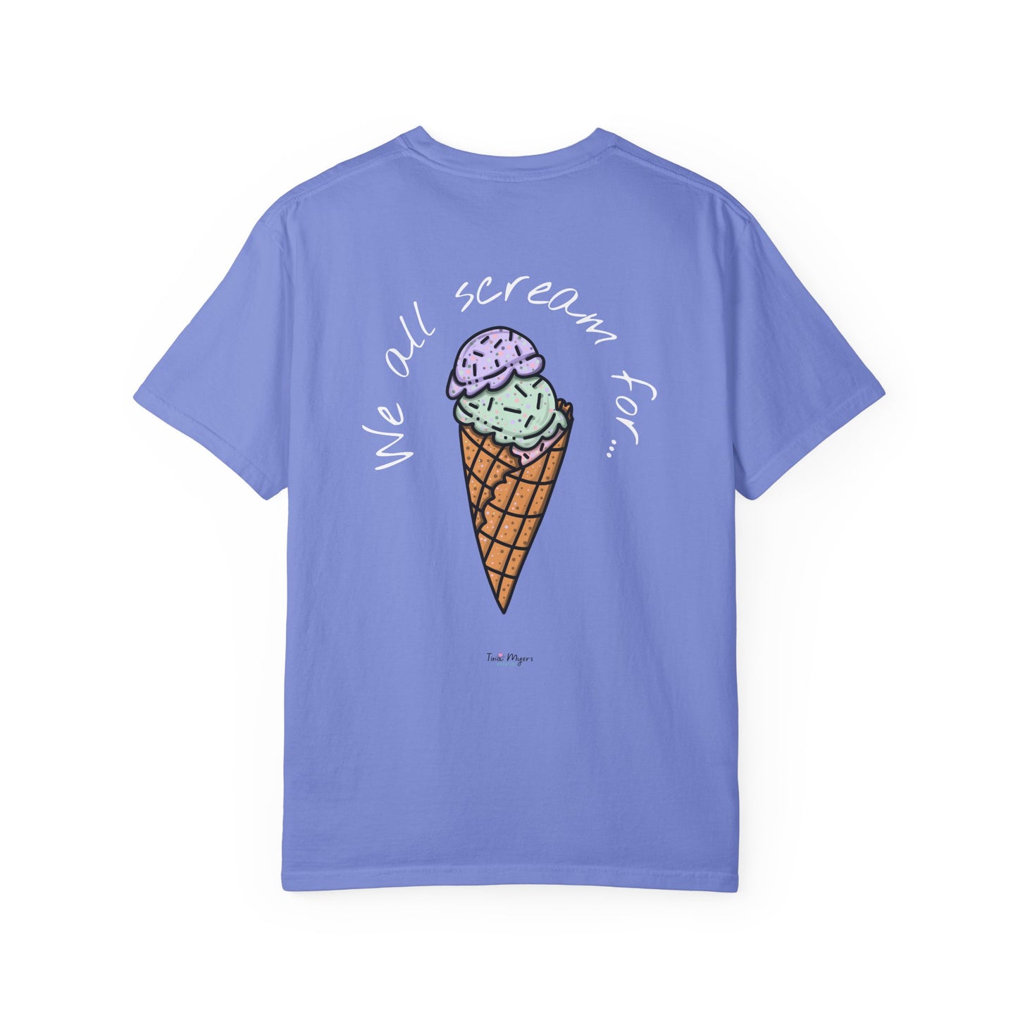 Ice Cream Lover Unisex Tee, Graphic T-shirt, Dessert Tshirt Gift, Summer Shirt, Foodie Top