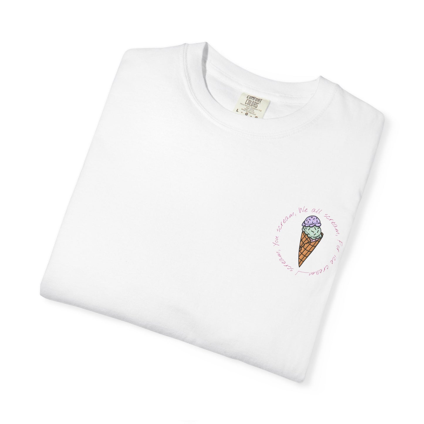 Ice Cream Lover Unisex Tee, Graphic T-shirt, Dessert Tshirt Gift, Summer Shirt, Foodie Top