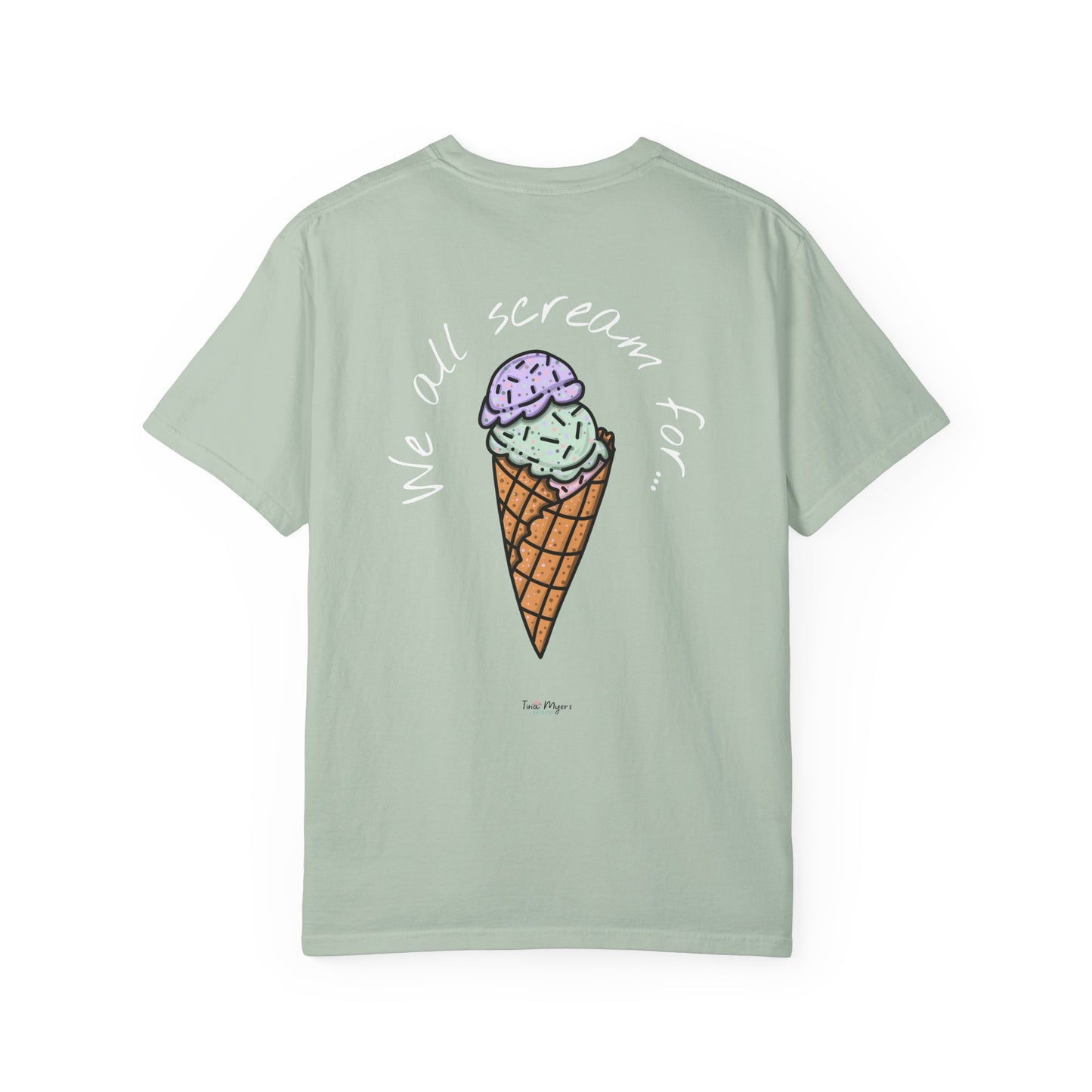 Ice Cream Lover Unisex Tee, Graphic T-shirt, Dessert Tshirt Gift, Summer Shirt, Foodie Top