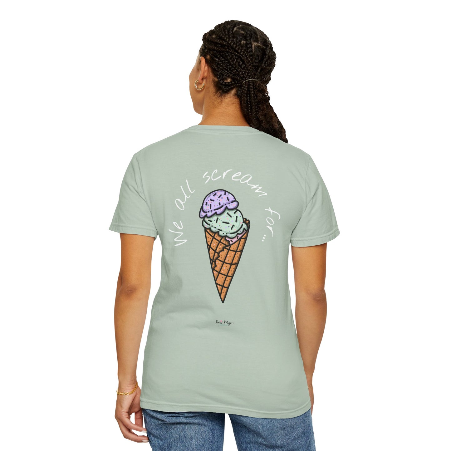 Ice Cream Lover Unisex Tee, Graphic T-shirt, Dessert Tshirt Gift, Summer Shirt, Foodie Top