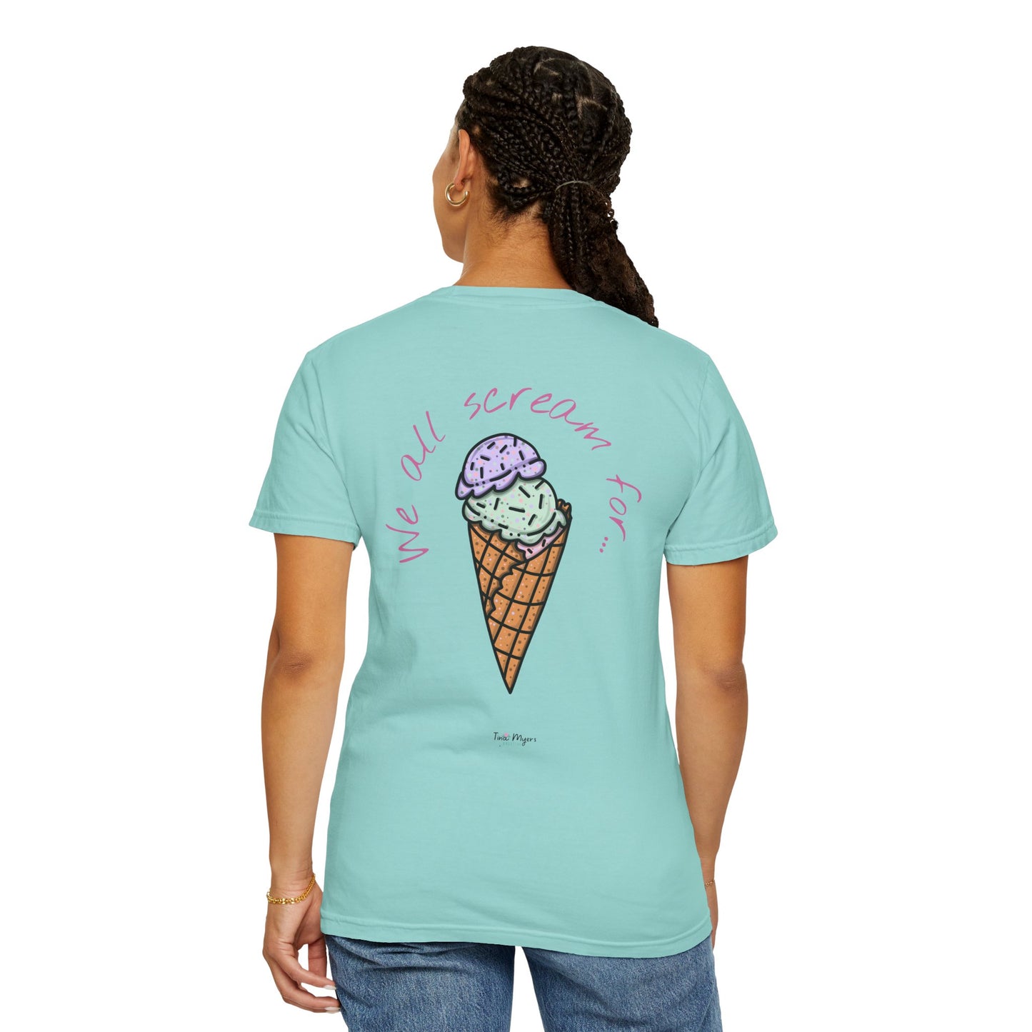 Ice Cream Lover Unisex Tee, Graphic T-shirt, Dessert Tshirt Gift, Summer Shirt, Foodie Top