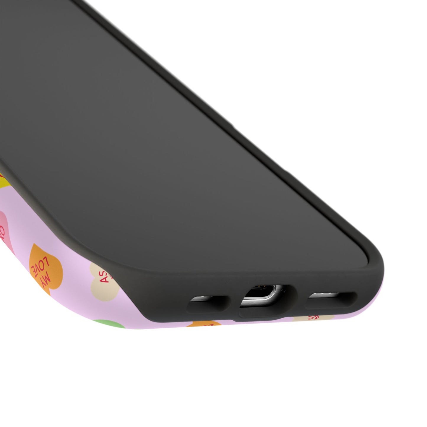 Sweet Candy Hearts, MagSafe Magnetic Tough Cases, iPhone 16 pro max case, Phone Accessories, Valentine's Day, Protective Phone Covers