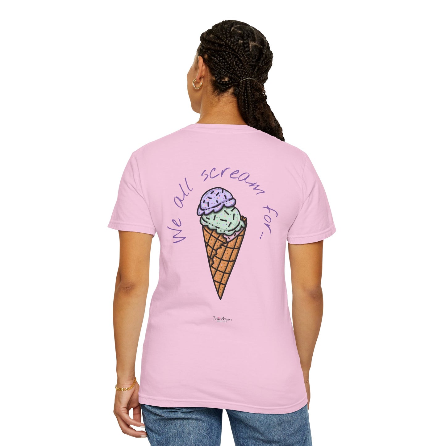 Ice Cream Lover Unisex Tee, Graphic T-shirt, Dessert Tshirt Gift, Summer Shirt, Foodie Top