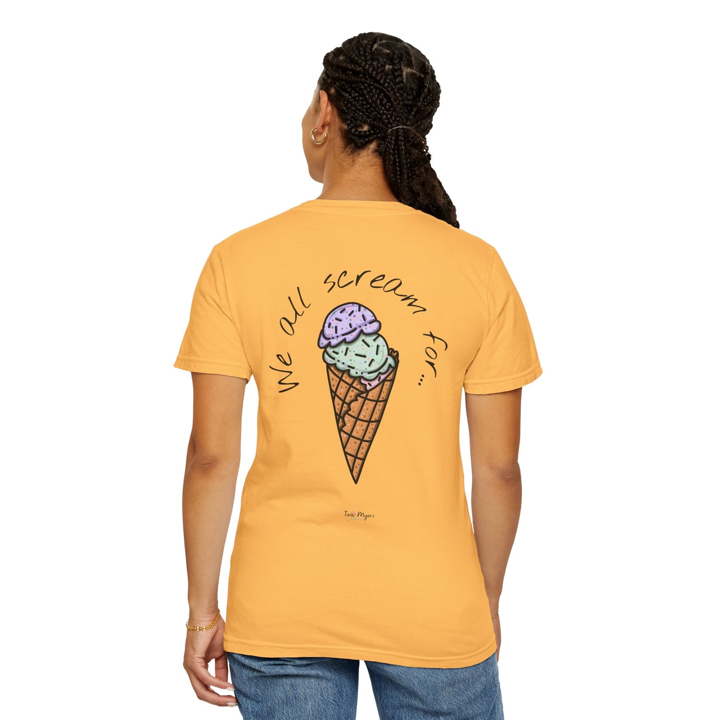 Ice Cream Lover Unisex Tee, Graphic T-shirt, Dessert Tshirt Gift, Summer Shirt, Foodie Top