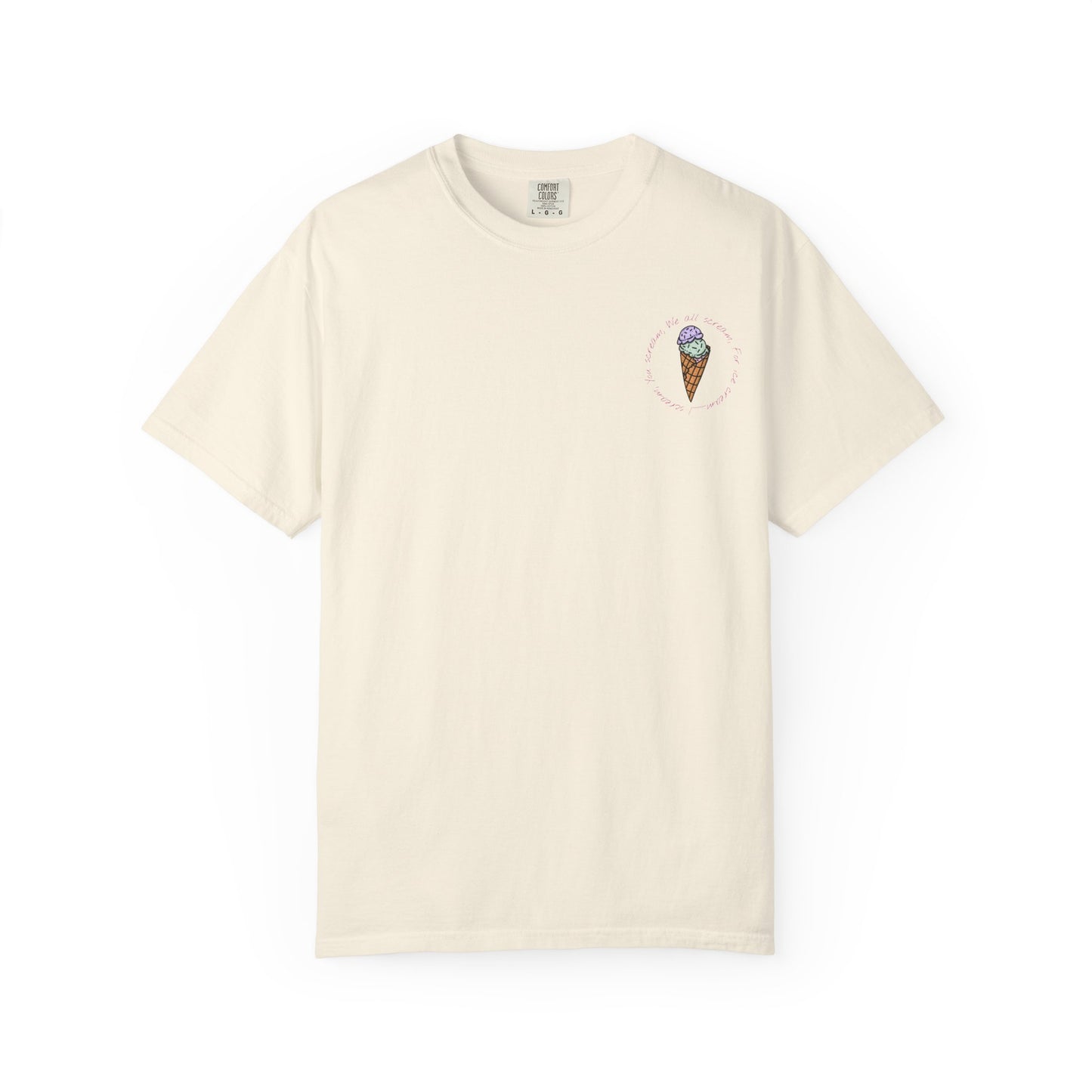 Ice Cream Lover Unisex Tee, Graphic T-shirt, Dessert Tshirt Gift, Summer Shirt, Foodie Top