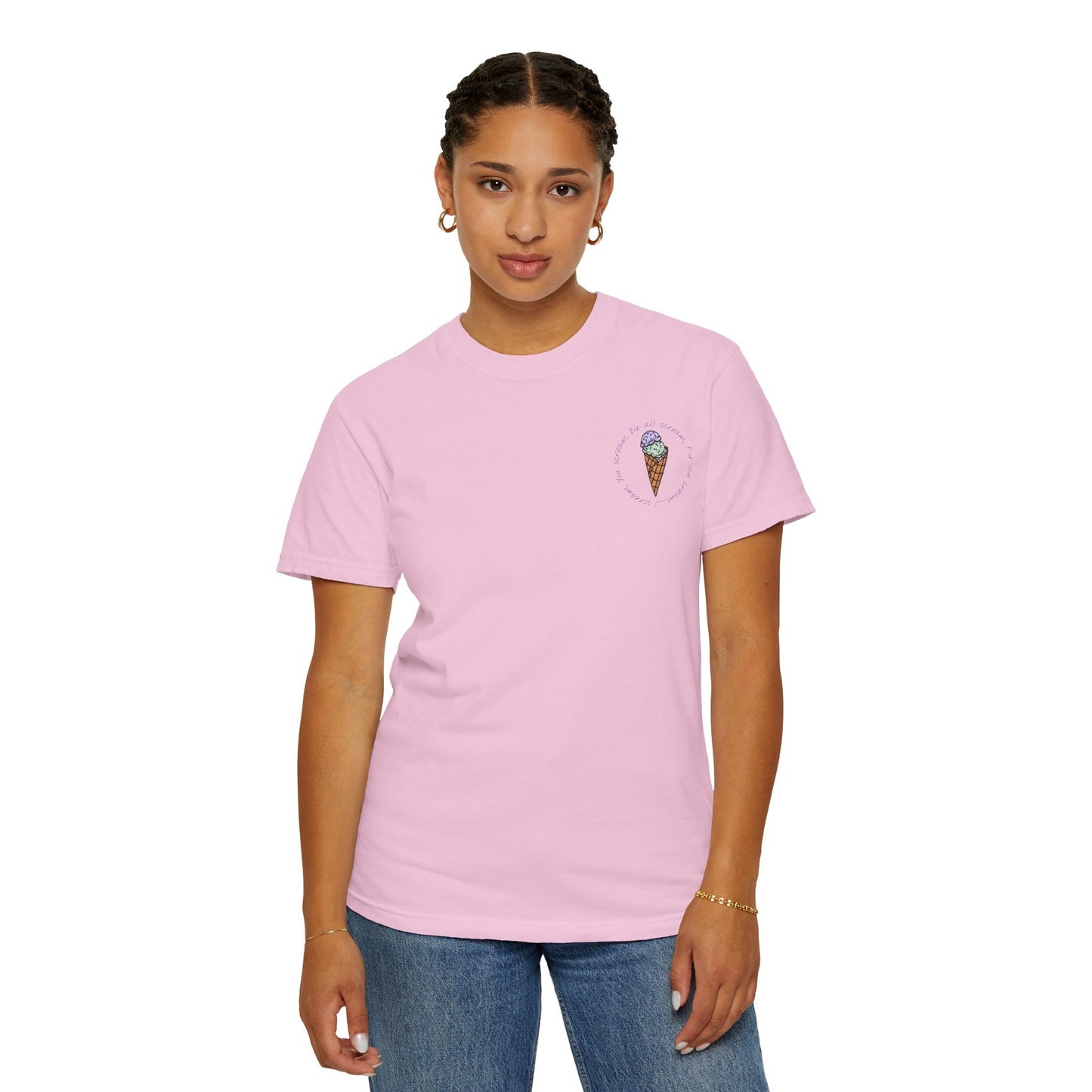 Ice Cream Lover Unisex Tee, Graphic T-shirt, Dessert Tshirt Gift, Summer Shirt, Foodie Top