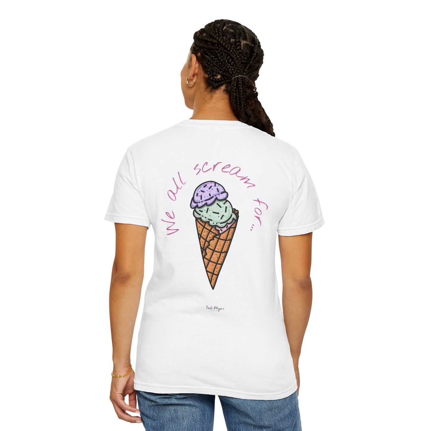 Ice Cream Lover Unisex Tee, Graphic T-shirt, Dessert Tshirt Gift, Summer Shirt, Foodie Top