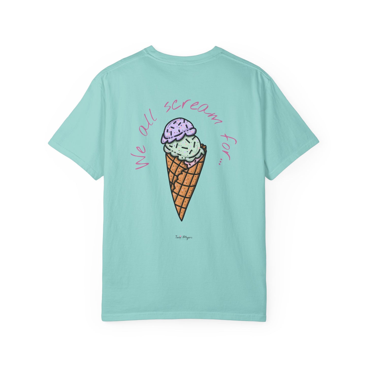 Ice Cream Lover Unisex Tee, Graphic T-shirt, Dessert Tshirt Gift, Summer Shirt, Foodie Top