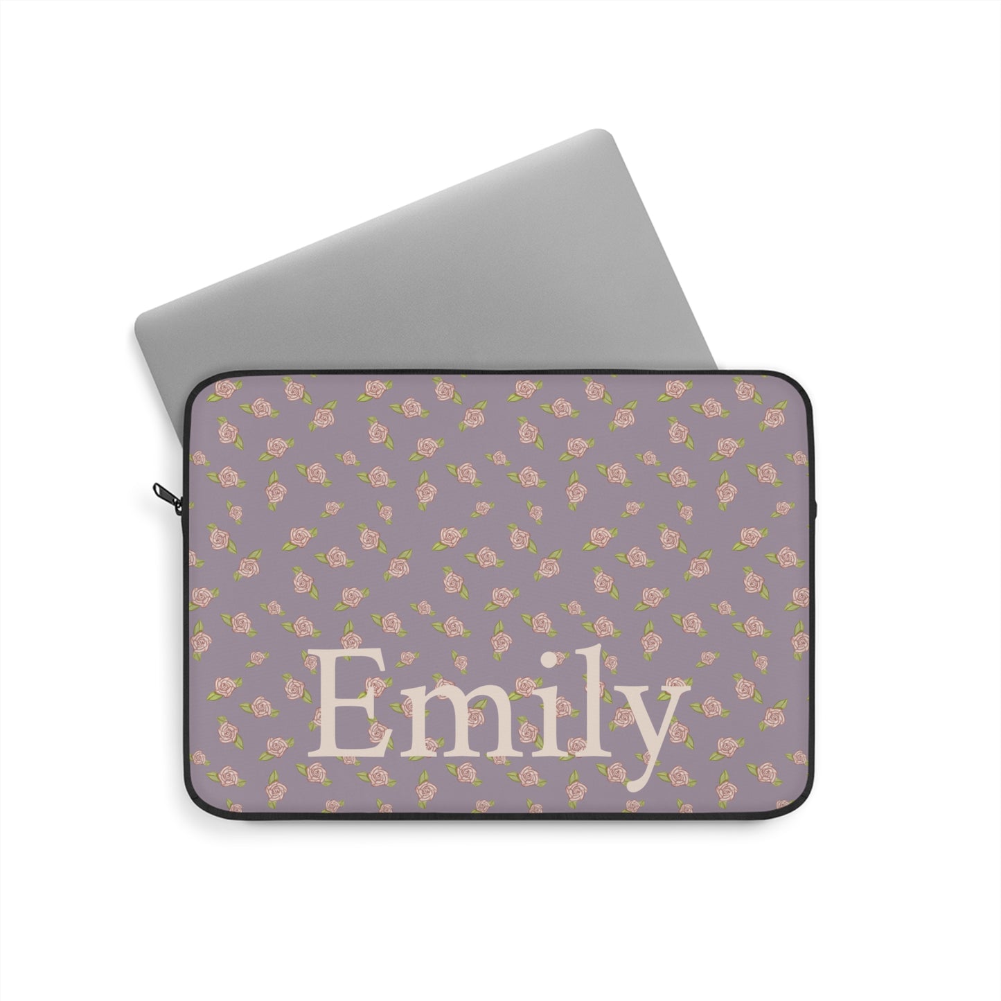 Candy Purple Coquette Pink Rosettes Laptop Sleeve, Protective Computer Cover, Tech Accessories, Tablet Bag, Padded Case