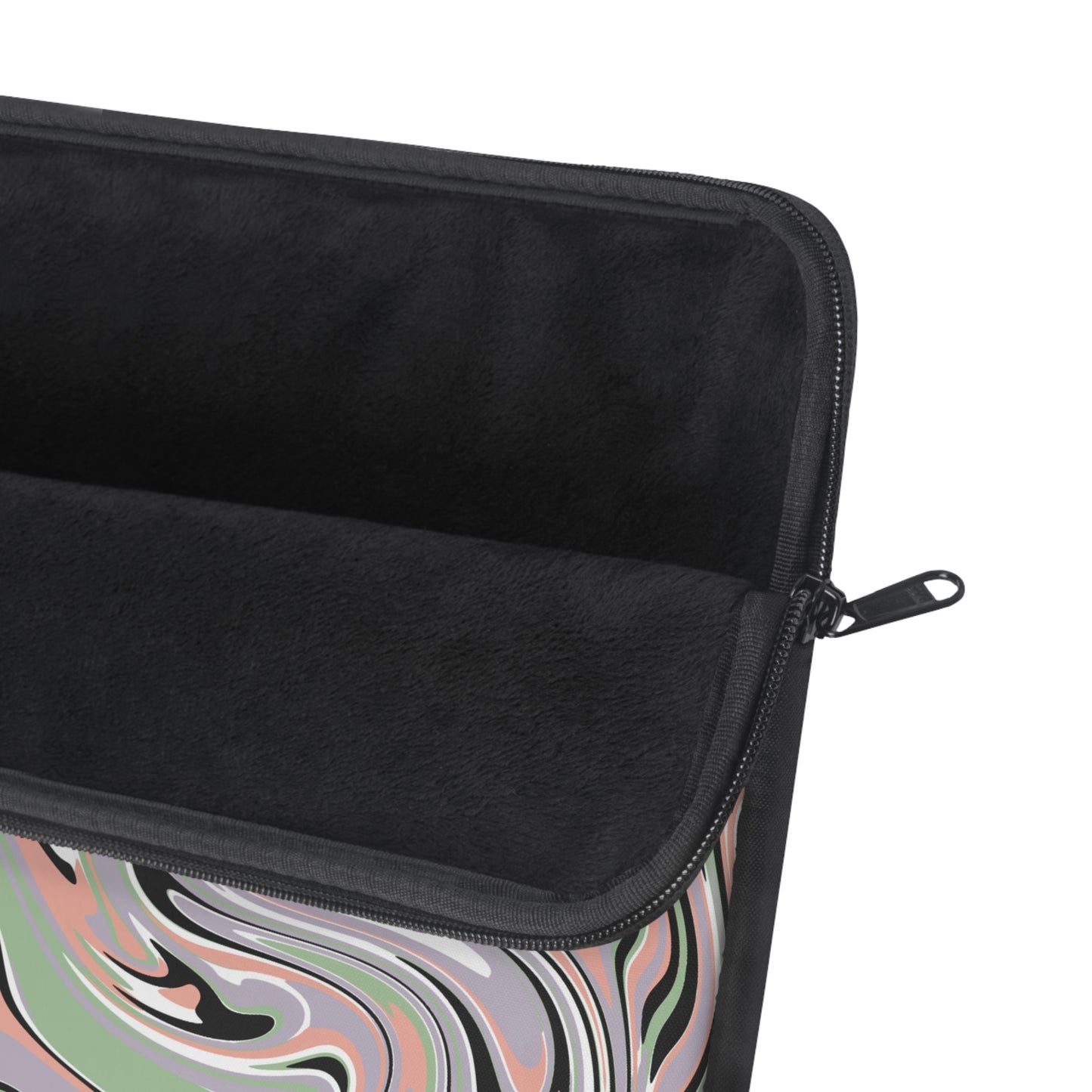 Swirl Pattern Laptop Sleeve, Protective Computer Cover, Tech Accessories, Geometric Design Padded Case, Tablet Bag, Gift for Student