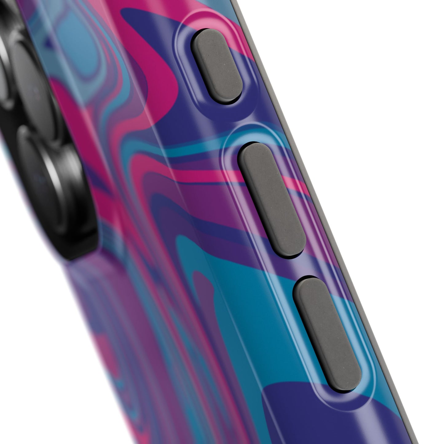 Blueberry Swirl, MagSafe Magnetic Tough Cases, iPhone 16 pro max case, Phone Accessories, Unique Gifts, Protective Phone Covers
