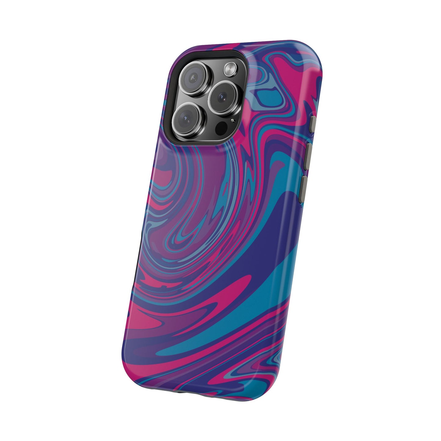 Blueberry Swirl, MagSafe Magnetic Tough Cases, iPhone 16 pro max case, Phone Accessories, Unique Gifts, Protective Phone Covers