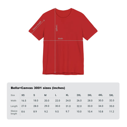 Sweet Heart Valentine Pattern T-Shirt, Shirt, Top, Tee - Unisex Jersey Short Sleeve Shirt for All Ages and Genders