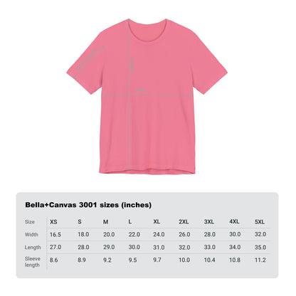 Sweet Heart Valentine Pattern T-Shirt, Shirt, Top, Tee - Unisex Jersey Short Sleeve Shirt for All Ages and Genders